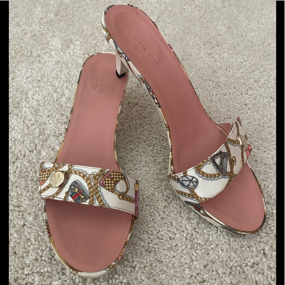 Authentic  RARE GUCCI KITTIN HEEL Sandals